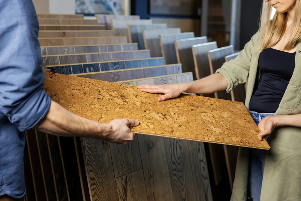 Flooring store showroom