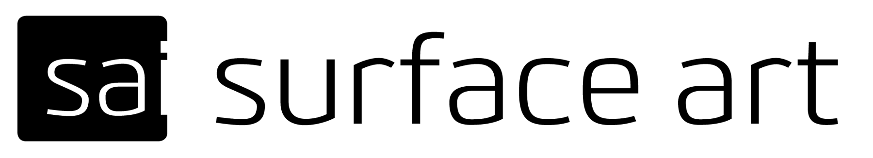 Surface Art logo with modern mark against a white background